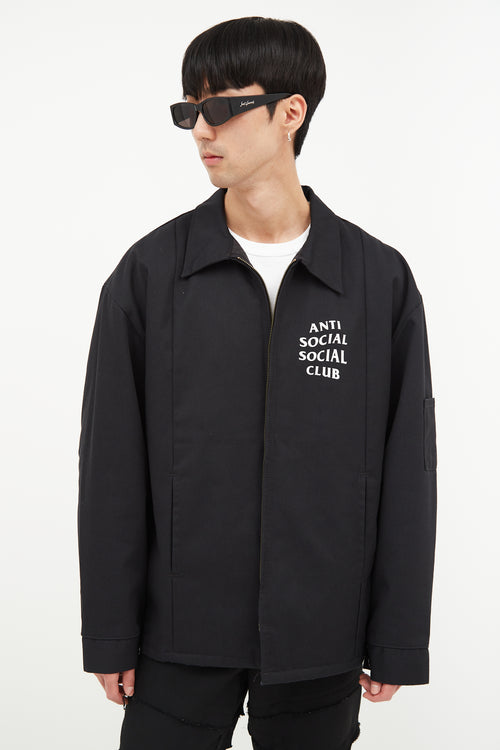 Anti Social Social Club Black & White Korea Work Jacket