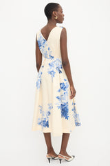 Antonio Marras Floral Embellished A-Line Dress