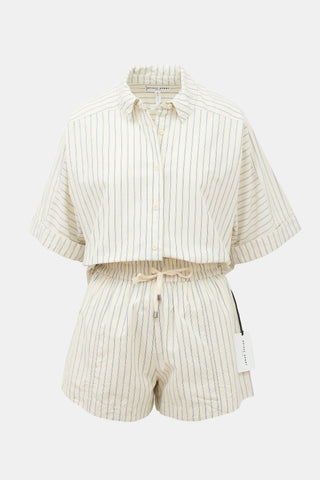 Apiece Apart Striped Breaze & Trail Co-ord Set