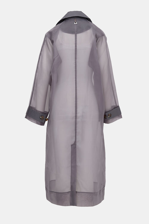 Apparis Organza Lana Trench Coat
