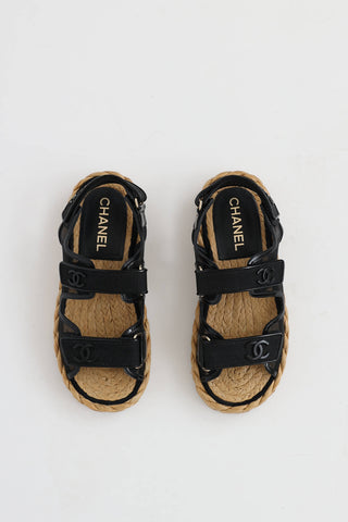 Chanel Mesh Espadrille Dad Sandal