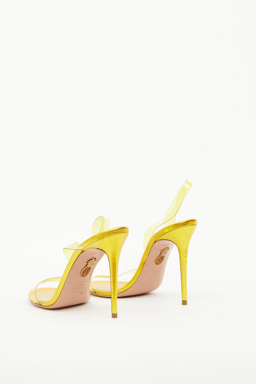 Yellow & Gold Sandal Altuzarra