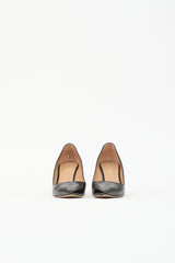 Aquazzura Embossed Leather Pump