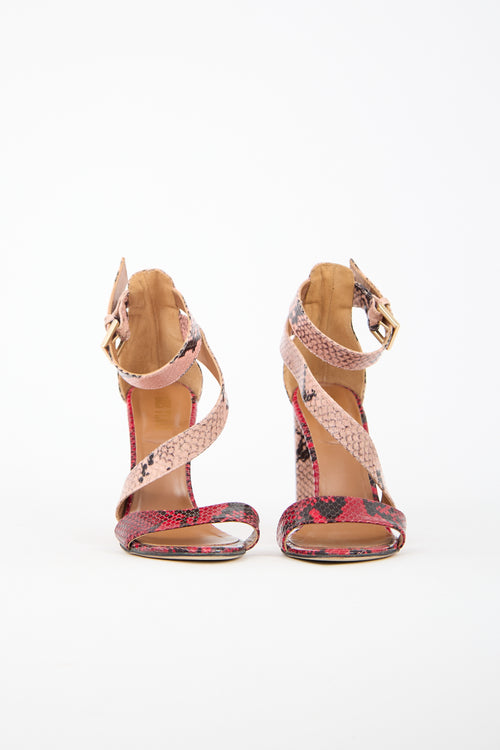 Paris Texas Embossed Leather Heel