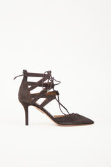 Aquazzura Suede Belgravia Heel