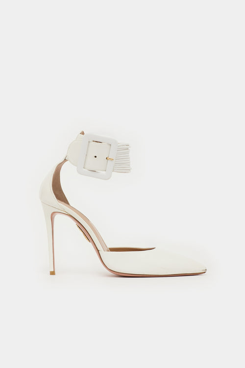 Aquazzura Leather Casablanca Heel