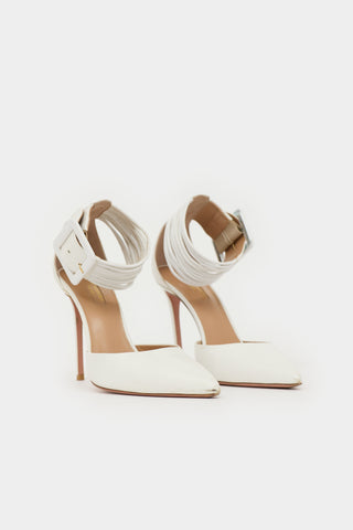 Aquazzura Leather Casablanca Heel