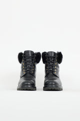 Aquazzura Leather & Fur Heilbrunner Boot