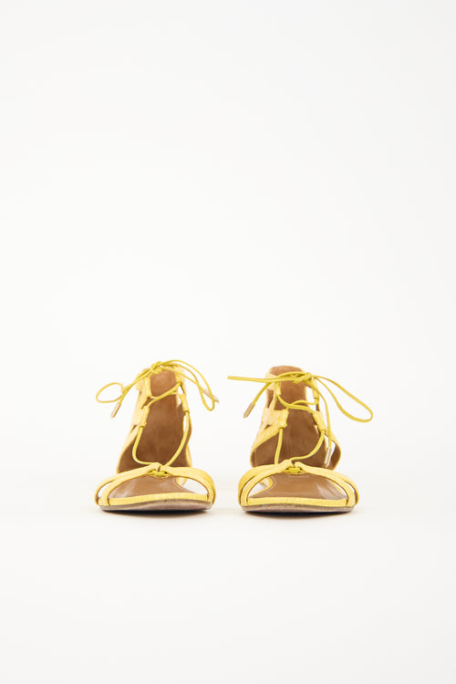 Aquazzura Leather Beverly Hills Sandal