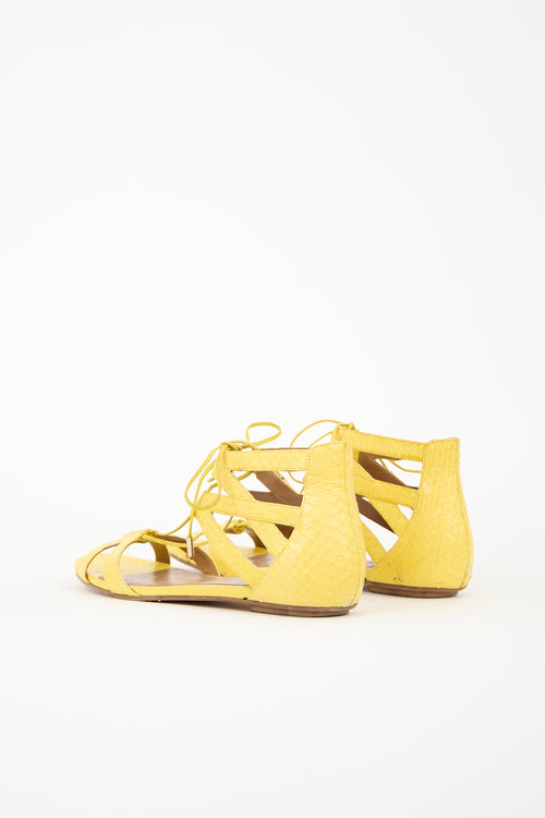 Aquazzura Leather Beverly Hills Sandal