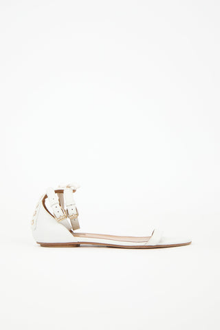 Aquazzura Leather Lace Up Sandal