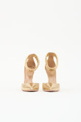 Aquazzura Metallic Leather Pointed Heel
