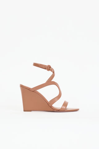Aquazzura Leather Wedge Sandal