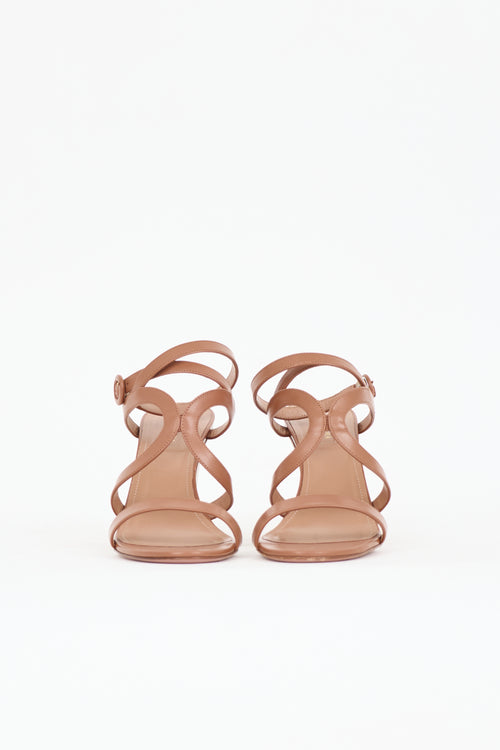 Aquazzura Leather Wedge Sandal