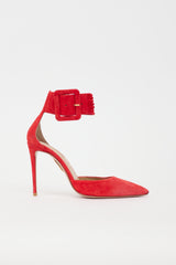 Aquazzura Suede Casablanca Heel