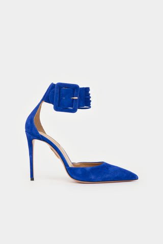 Aquazzura Suede Casablanca Heel