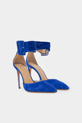 Aquazzura Suede Casablanca Heel