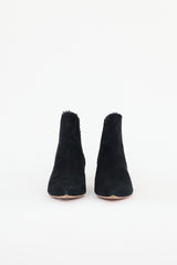Aquazzura Suede Embellished Jicky Boot