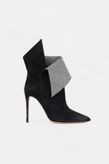 Aquazzura Suede Embellished Night Fever Boot