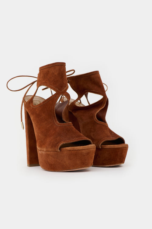 Aquazzura Suede Sexy Thing Sandal