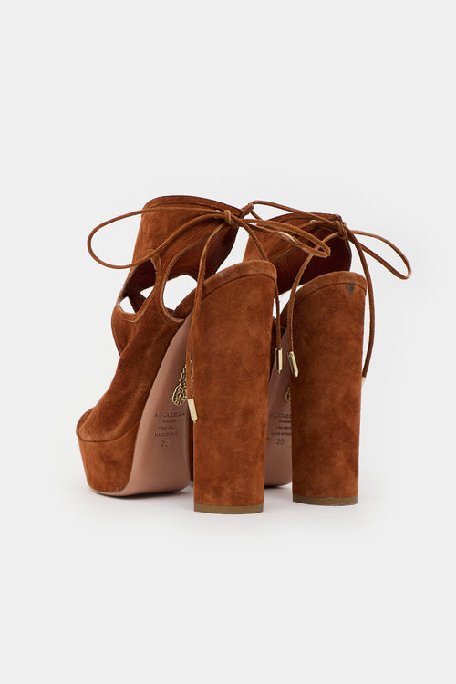 Aquazzura Suede Sexy Thing Sandal