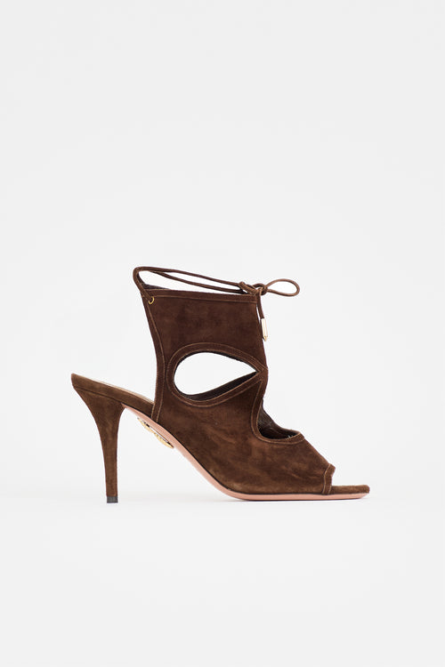 Aquazzura Suede Sexy Thing Sandal