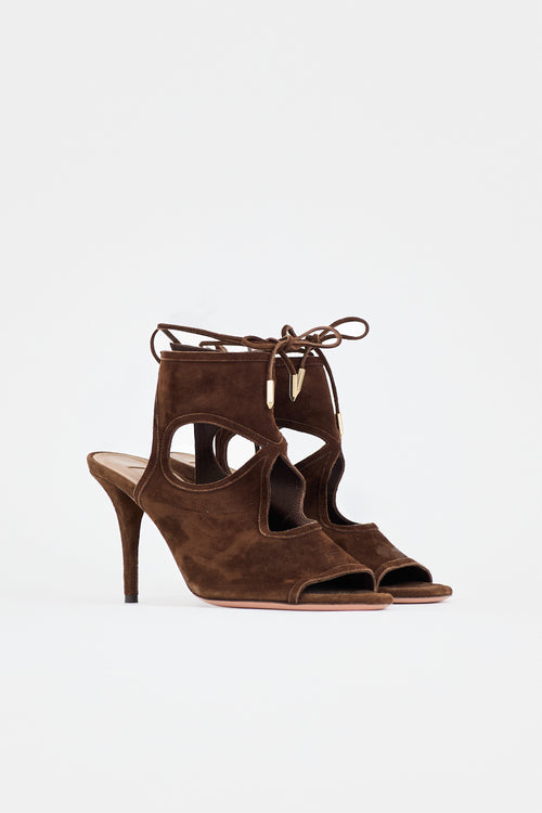 Aquazzura Suede Sexy Thing Sandal