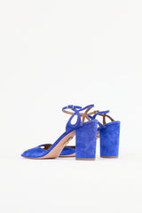 Aquazzura Suede Vera Cutout Sandal
