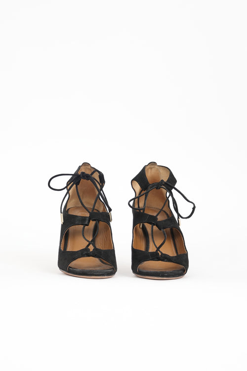 Aquazzura Suede Christy Pump