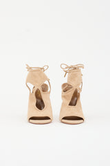 Aquazzura Suede Cut Out Heel