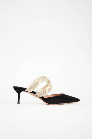 Aquazzura Suede Esencia Mule