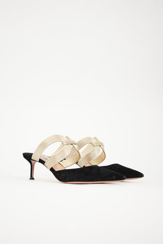 Aquazzura Suede Esencia Mule