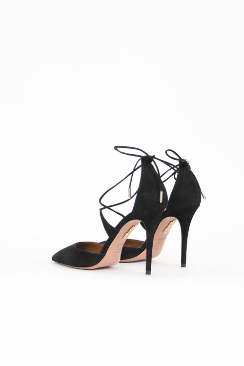 Aquazzura Suede Matilde Pump