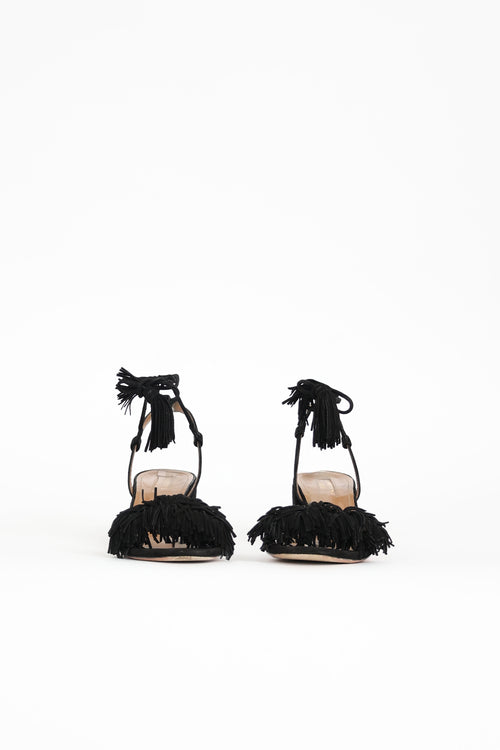 Aquazzura Suede Wild Thing Sandal