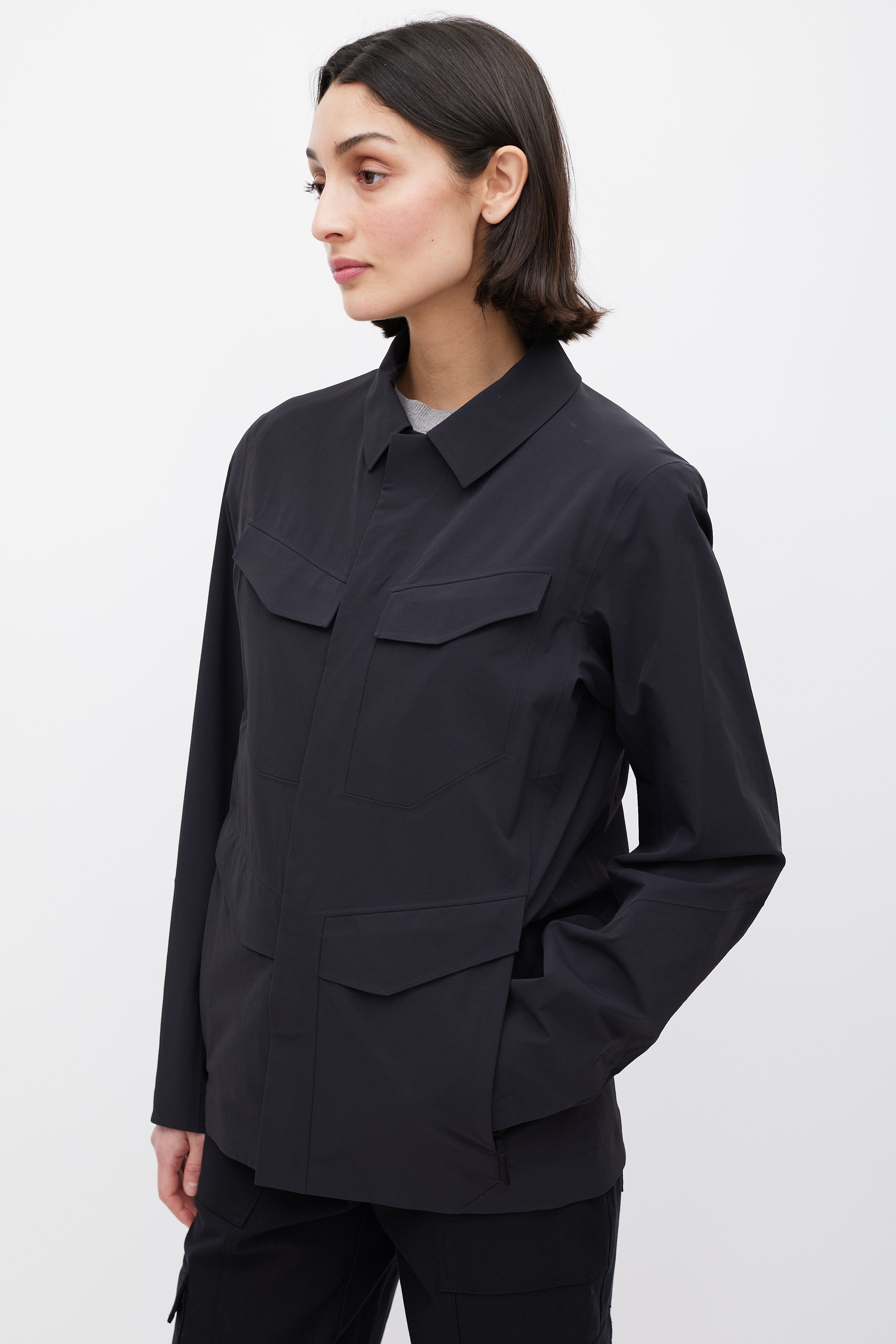 Field Jacket Softshell Arc'teryx // Veilance Black Field Softshell Jacket – VSP Consignment