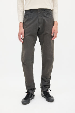 Arc'teryx Veilance Dark Grey Cotton & Nylon Tapered Pant