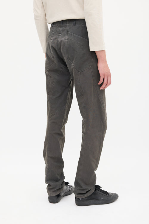 Arc'teryx Veilance Dark Grey Cotton & Nylon Tapered Pant