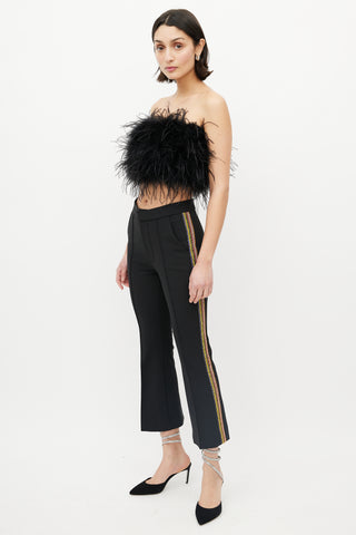 Saint Laurent // Black Sheer Lace Trouser – VSP Consignment