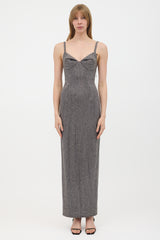 Area Embellished Maxi Dress