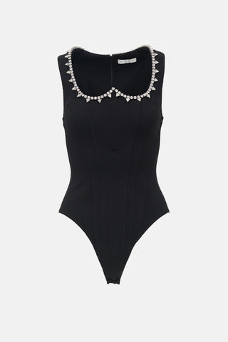 Area Jersey Embellished Bodysuit