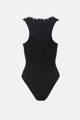 Area Jersey Embellished Bodysuit