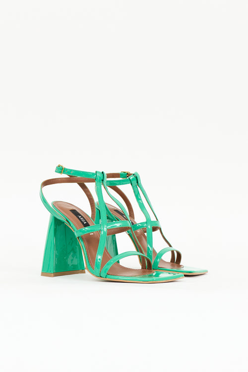 Area Patent High Heel A Sandal