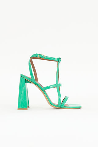 Area Patent High Heel A Sandal