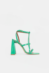Area Patent High Heel A Sandal