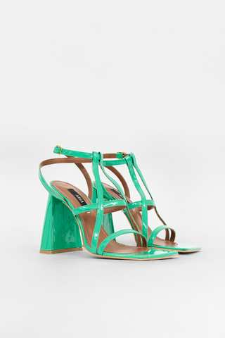 Area Patent High Heel A Sandal