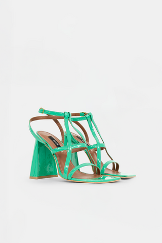 Area Patent High Heel A Sandal