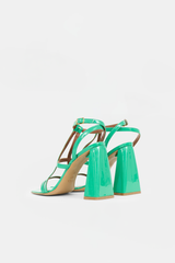 Area Patent High Heel A Sandal
