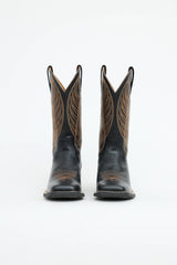 VSP Archive Embroidered Square Toe Western Boot
