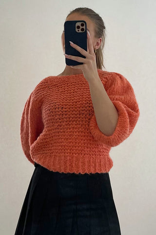 Le Fou Pink Chunky Knit Top