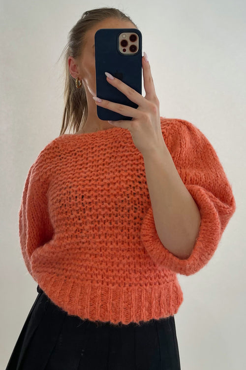 Le Fou Pink Chunky Knit Top